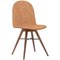 Stuhl aus Nussholz & Kork von Alexandre Caldas 1