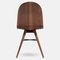 Stuhl aus Nussholz & Kork von Alexandre Caldas 8