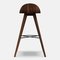 Ash and Fabric Counter Stool 4