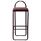 Bordeaux Velvet Minimalist Bar Chair 1