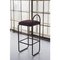 Bordeaux Velvet Minimalist Bar Chair, Image 7