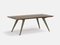 Walnut and Steel Minimalist 250 Dining Table 3