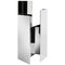 Polished White Nickel Fugit Vase by Matteo Fiorini 1