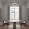 Oval Marble Dining Table from Saint Laurent 2