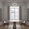 Oval Marble Dining Table from Saint Laurent, Image 2