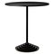 Steel High Table with Black Marble Base 2