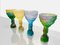Hand-Sculpted Crystal Glass by Alissa Volchkova, Set of 4 3