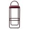 Bordeaux Velvet Minimalist Bar Chair 2