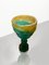 Bicchiere in cristallo verde ed arancione di Alissa Volchkova, Immagine 2
