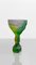 Bicchiere in cristallo verde ed arancione di Alissa Volchkova, Immagine 3
