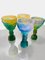 Bicchiere in cristallo verde ed arancione di Alissa Volchkova, Immagine 9