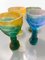 Bicchiere in cristallo verde ed arancione di Alissa Volchkova, Immagine 8