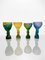 Bicchiere in cristallo verde ed arancione di Alissa Volchkova, Immagine 7