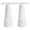 Marble Inside Out Console Table by Karen Chekerdjian, Image 1