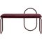 Anthracite Velvet Minimalist Bench, Image 6