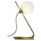 Lámpara de mesa Daphne de latón italiana de Cristina Celestino, Imagen 1