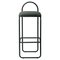 Black Leather Minimalist Bar Chair, Image 3