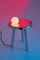 Alby Black Small Table with Lamp by Matteo Fiorini 9