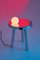Petite Table Alby Noire avec Lampe par Matteo Fiorini 9