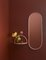 Specchio grande ovale Angui dorato, Immagine 4