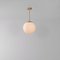 Glass Globe Opal 30 Pendant Light from Schwung 2