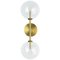 Dual Brass Wall Sconce from Schwung 1