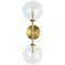 Dual Brass Wall Sconce from Schwung, Image 1