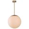 Glass Globe Opal 40 Pendant Light from Schwung 1