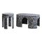 Loggia Terrazzo Side and Coffee Table, Set of 2 1