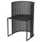 Black Steel Bauhaus Dining Chair from Kristina Dam Studio 1