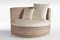 Travertine & Oak Sofa by Francesco Perini 2