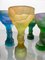 Bicchiere in cristallo verde viola intagliato a mano di Alissa Volchkova, Immagine 5