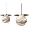 Alabaster Yak Pendant Lights by Atelier Alain Ellouz, Set of 2 1