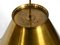 Extra Large Mid-Century Italian Brass Ceiling Lamp, 1950s 12
