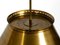 Extra Large Mid-Century Italian Brass Ceiling Lamp, 1950s 7
