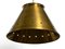 Extra Große Italienische Mid-Century Messing Deckenlampe, 1950er 13