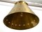 Lámpara de techo italiana Mid-Century extra grande de latón, años 50, Imagen 4