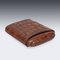 20th Century British Crocodile Leather Cigar Case, 1930s 11