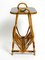 French Bamboo Side Table, 1960s, Image 4