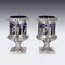 20th Century German Neoclassical Silver & Glass Wine Coolers from Simon Rosenau, 1900s, Set of 2 12