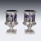 20th Century German Neoclassical Silver & Glass Wine Coolers from Simon Rosenau, 1900s, Set of 2, Image 12