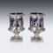 20th Century German Neoclassical Silver & Glass Wine Coolers from Simon Rosenau, 1900s, Set of 2, Image 10