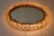 German Gilt Brass & Crystal Oval Mirror by Palwa for Palwa, 1970s, Image 13