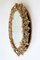 German Gilt Brass & Crystal Oval Mirror by Palwa for Palwa, 1970s 5