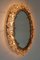 German Gilt Brass & Crystal Oval Mirror by Palwa for Palwa, 1970s 8