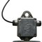 Lámpara colgante de fábrica industrial Mid-Century esmaltada en negro, Imagen 4