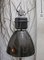 Mid-Century Industrial Black Enamel Factory Pendant Lamp, Image 8