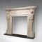 Large Neoclassical English Marble Fireplace, 2000s 3