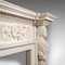 Large Neoclassical English Marble Fireplace, 2000s 6