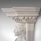 Large Neoclassical English Marble Fireplace, 2000s 4